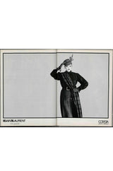 1979 Haute Couture Yves Saint Laurent Silk Dress