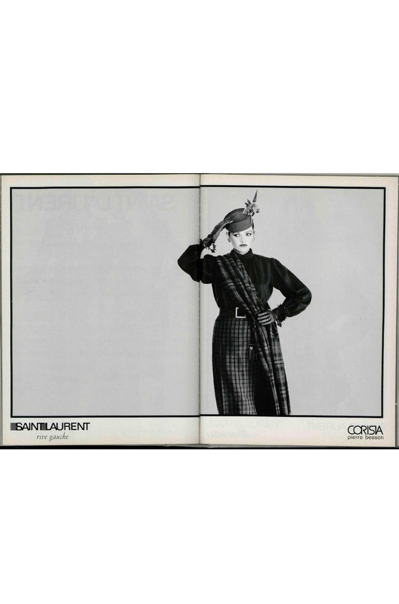 1979 Haute Couture Yves Saint Laurent Silk Dress