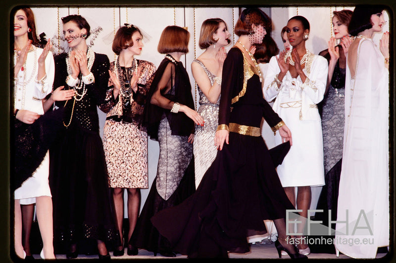 First RTW Collection Fall 1983 Chanel by Karl Lagerfeld Black Caped Bo –  Shrimpton Couture