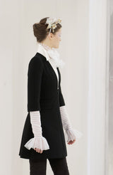 Spring 2006 Chanel by Karl Lagerfeld Haute Couture Pant Set w Detachable Collar & Sleeves