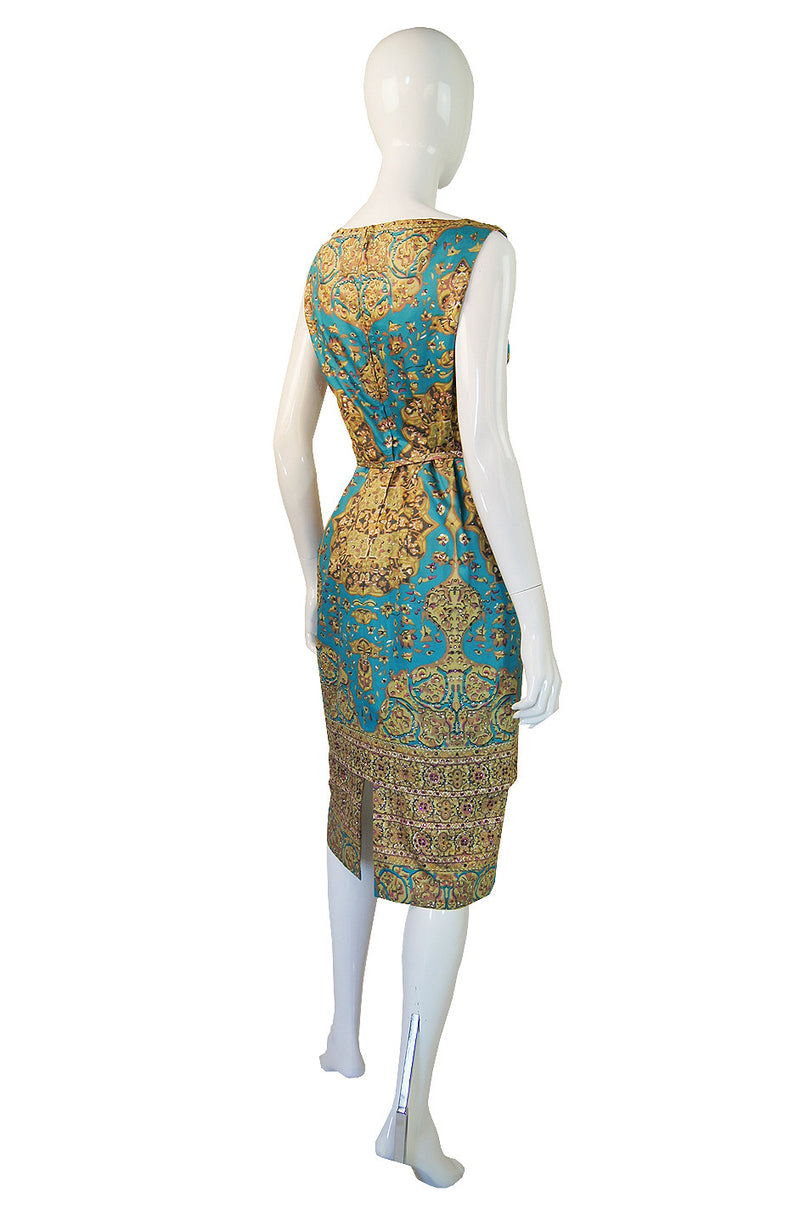 1950s Gorgeous Jobere Rhinestone Dress