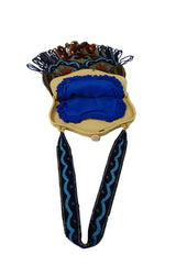 Late 1900 Cameo Celluloid & Bead Bag