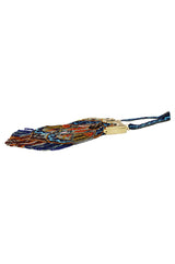 Late 1900 Cameo Celluloid & Bead Bag