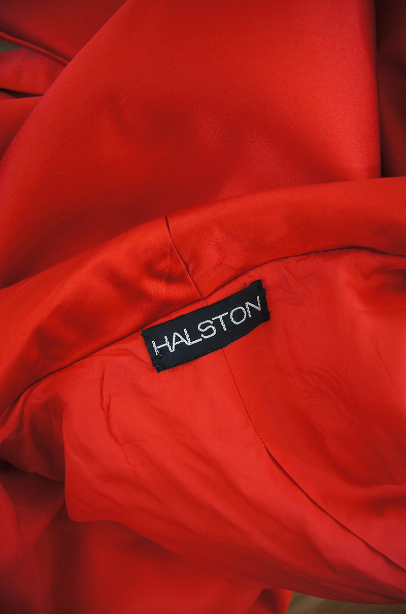 1970s Rare Silk Halston Evening Jacket