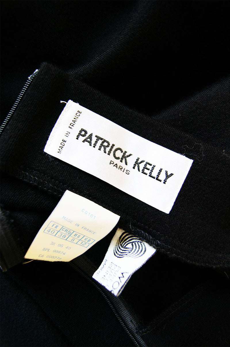 A/W 1989 Patrick Kelly Color Block Dress