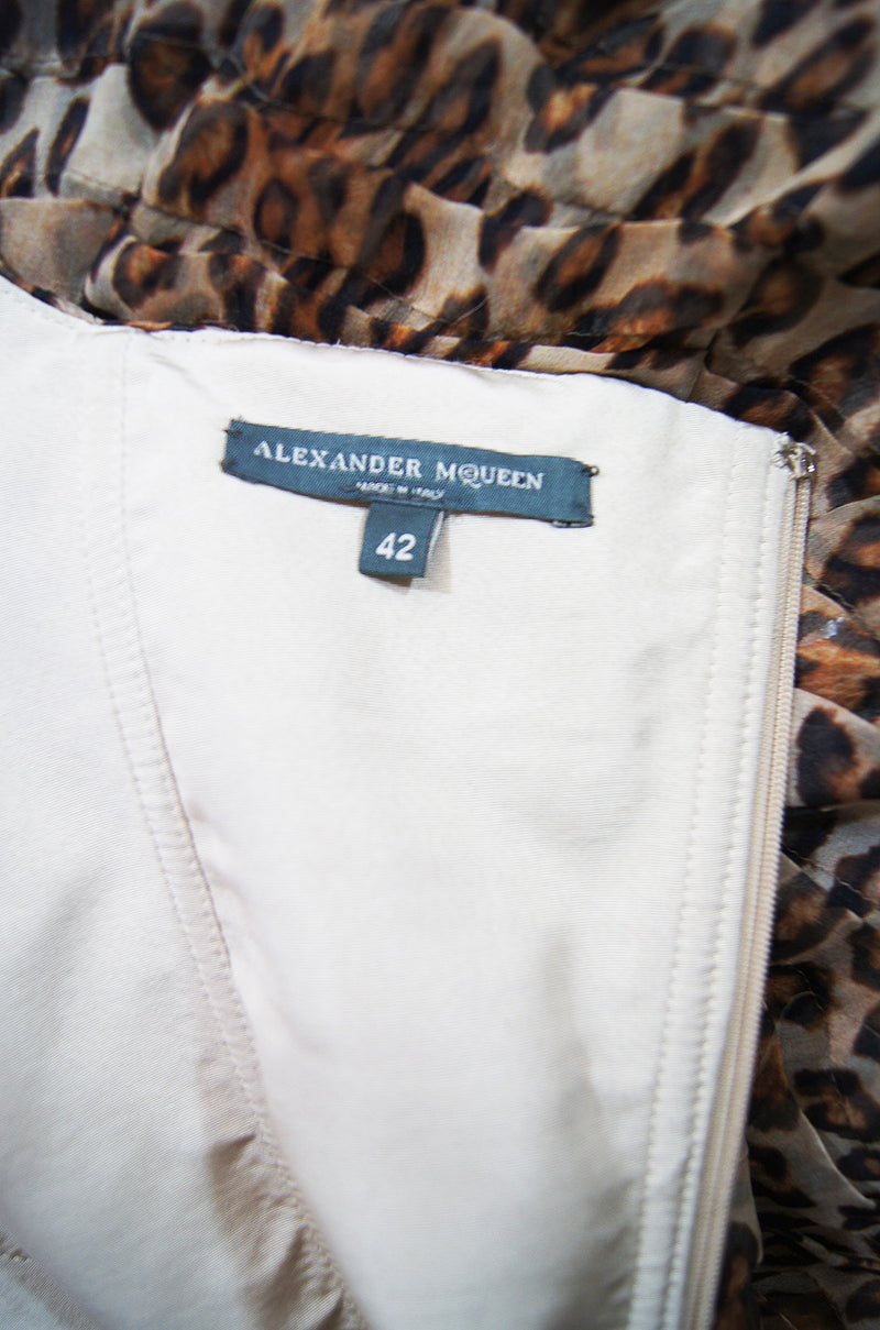 A/W 2005 Alexander McQueen Silk Dress