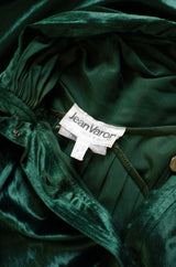 1970s Jean Varon Green Dress or Coat