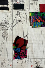 Rare & Exceptional Spring 1966 Yves Saint Laurent Sketch Documented Floral Print Dress
