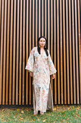 1960s Gold & Cream Brocade Morrocan Wedding Caftan