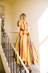 Spring 1981 Marc Bohan for Christian Dior Striped Cotton Dress Set