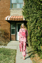 1960s Rare Emilio Pink Pucci Caped Top & Pant Set