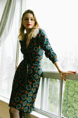 1971 Yves Saint Laurent Wrap Print Skirt & Top Set