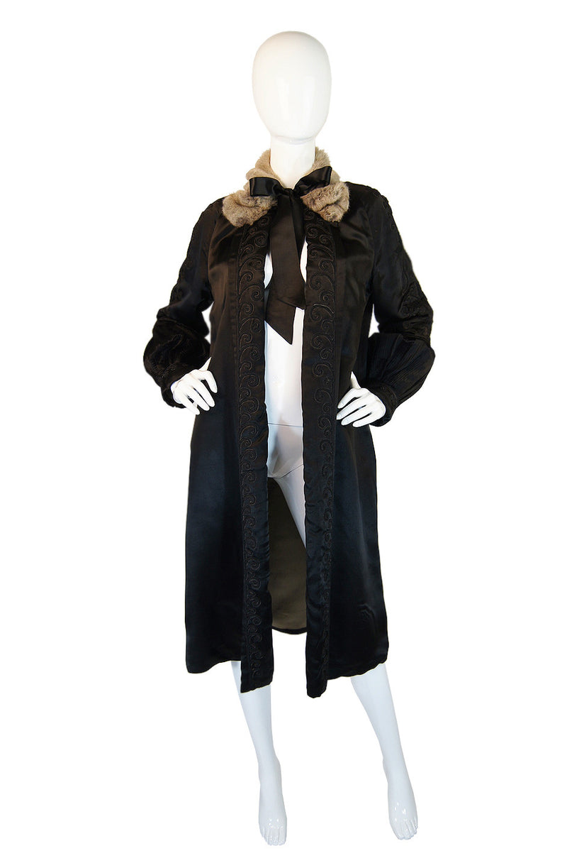 Edwardian Highly Detailed Silk Coat – Shrimpton Couture