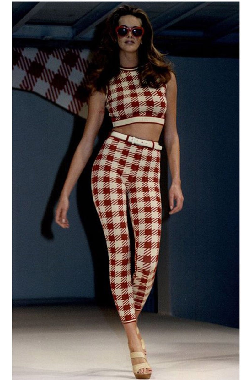 Spring 1991 Alaia "Tati"  Museum Held Crop Top & Leggings