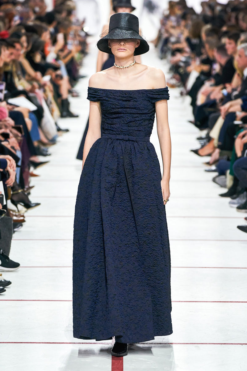 Dior Black Dress Runway Runway Fall 2019 Christian Dior By Maria