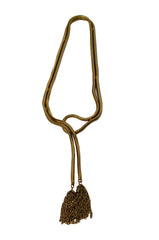 1960s Dior Gold Tassle Belt