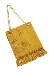 1950s Gold Whiting & Davis Mesh Bag