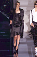 Spring 2001 Tom Ford for Gucci Black Bustier Dress