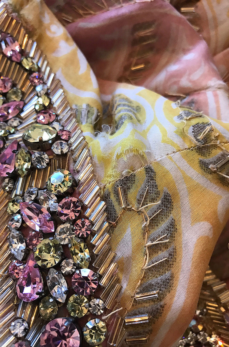 1960s George Halley Silk & Jewel Gypsy Gown – Shrimpton Couture