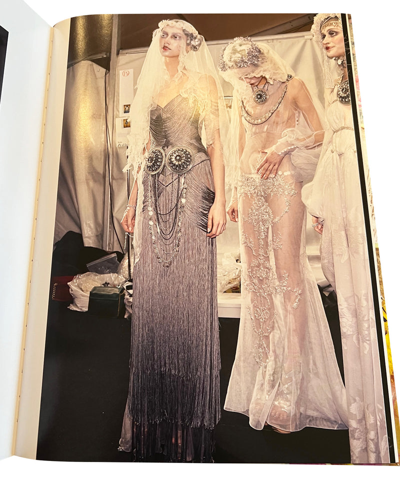 Important Fall 2009 John Galliano “Beautifully Iced Maidens” Beaded Net Pale Blue Grey Dress