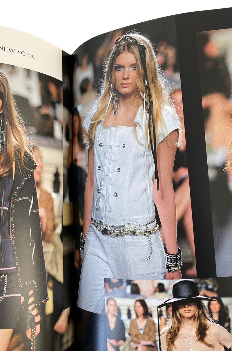 Fabulous 2007 Chanel Resort Runway Textured White Lace Front Pocket Jumpsuit