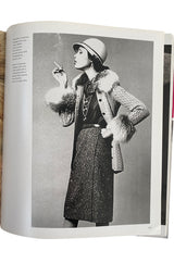 c. 1973 Yves Saint Laurent Black Ribbed Knit Sweater w Mongolian Fur Trimmed Collar & Cuffs
