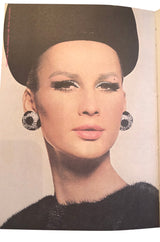 Rare c.1965 Halston for Bergdorf Goodman's Velvet Novelty Hat