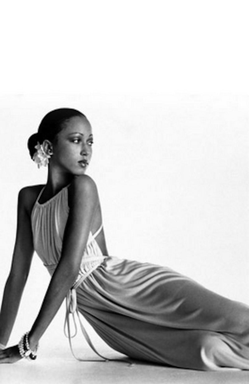 TWO 1970s Halston Grecian Wrap Gowns Shrimpton Couture TWO 1970s Halston Grecian Wrap Gowns Shrimpton Couture