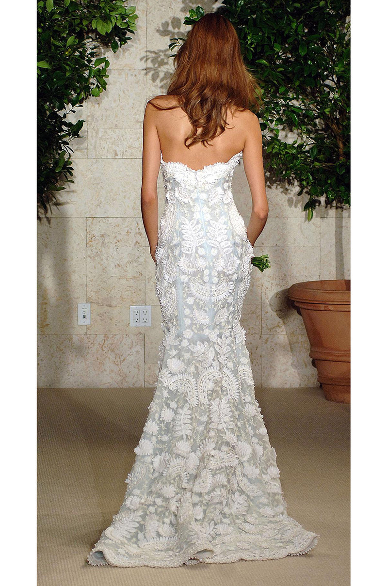 Oscar de la sales renta white dress