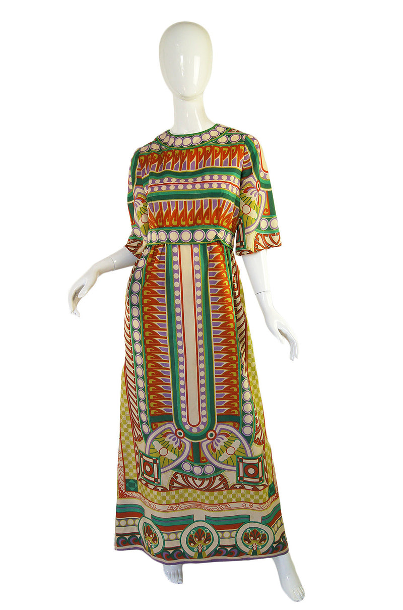 1960s Tribal Silk Malcolm Starr Maxi – Shrimpton Couture