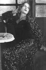 1971 Yves Saint Laurent Gold & Black Velvet Dress