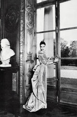 Runway 1981 Christian Dior by Marc Bohan Grey Silk Taffeta Ruffle Dress