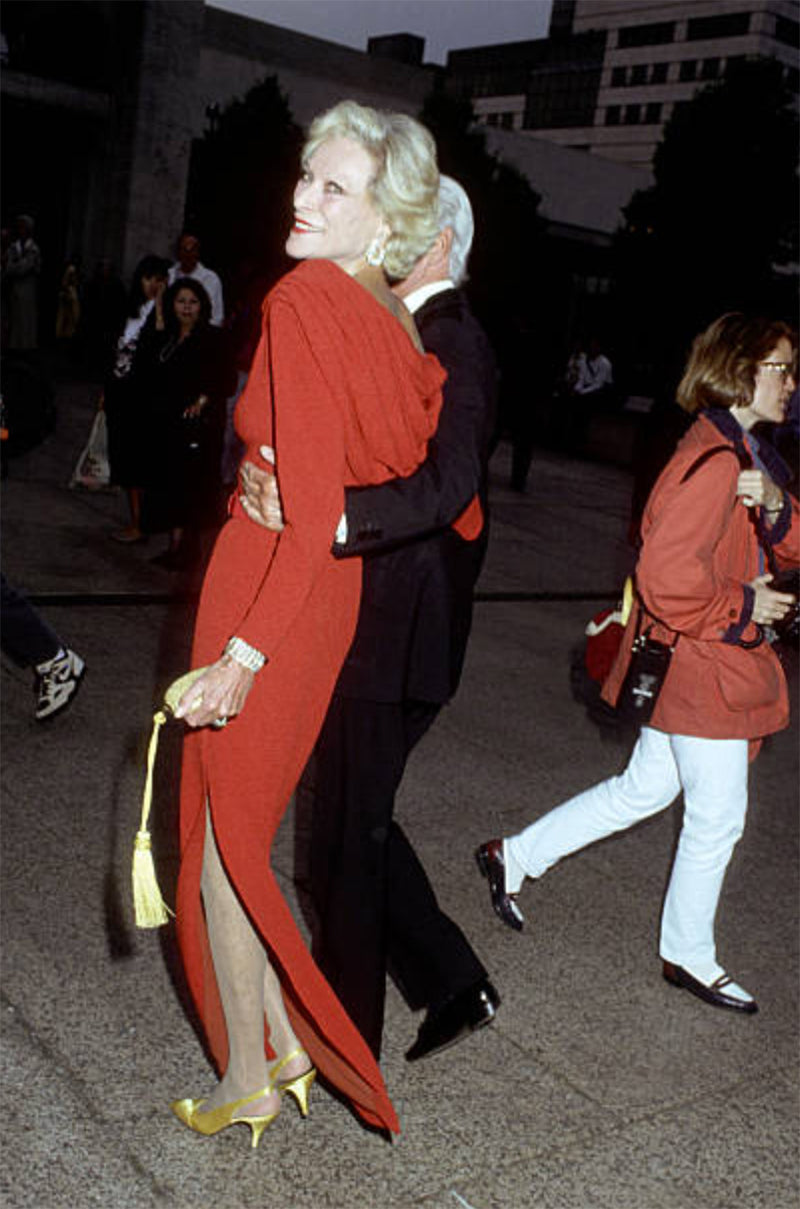 Important Spring 1993 Yves Saint Laurent Haute Couture One Shoulder Silk Crepe Dress