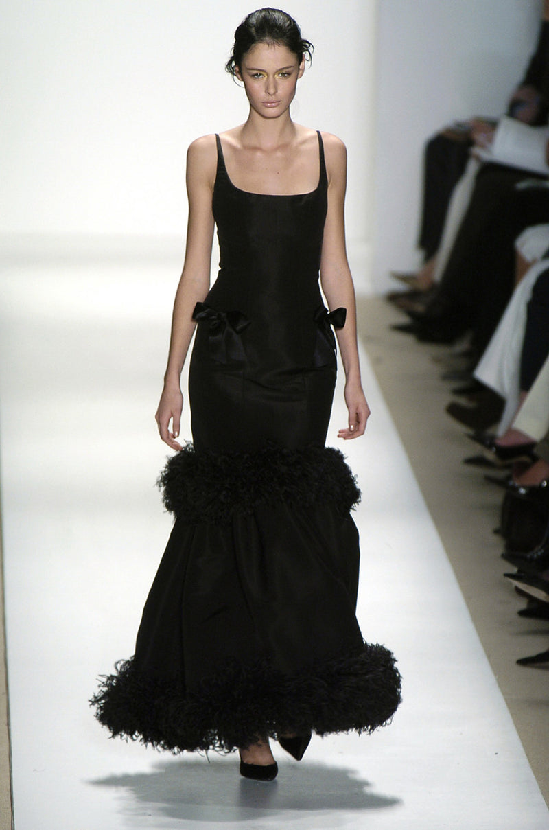 Oscar de la 2025 renta black gown