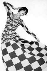 1971 Checked Raspberry Rudi Gernreich Maxi Dress