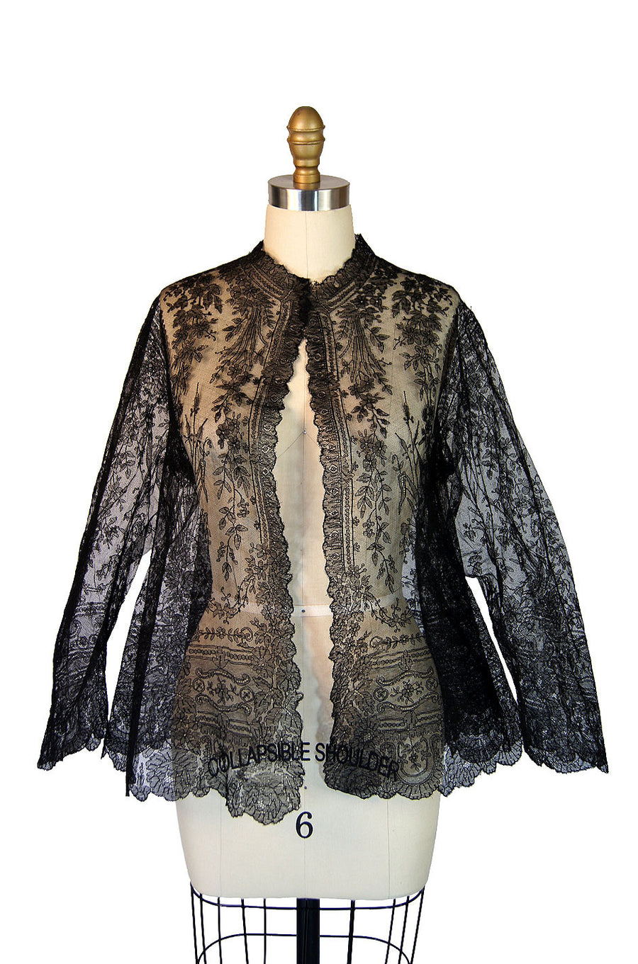 Victorian Handmade Chantilly Lace Jacket – Shrimpton Couture