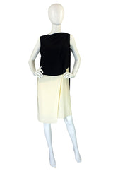Recent Graphic B&W Silk Celine Shift