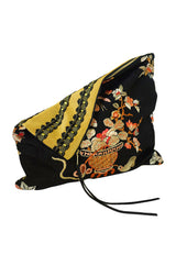 Antique Kimono Silk Fabric Clutch