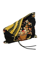 Antique Kimono Silk Fabric Clutch