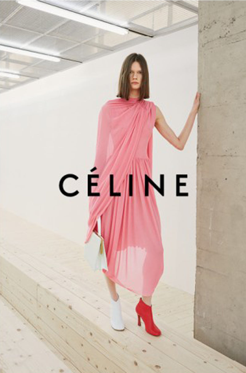 Celine pink dress new arrivals