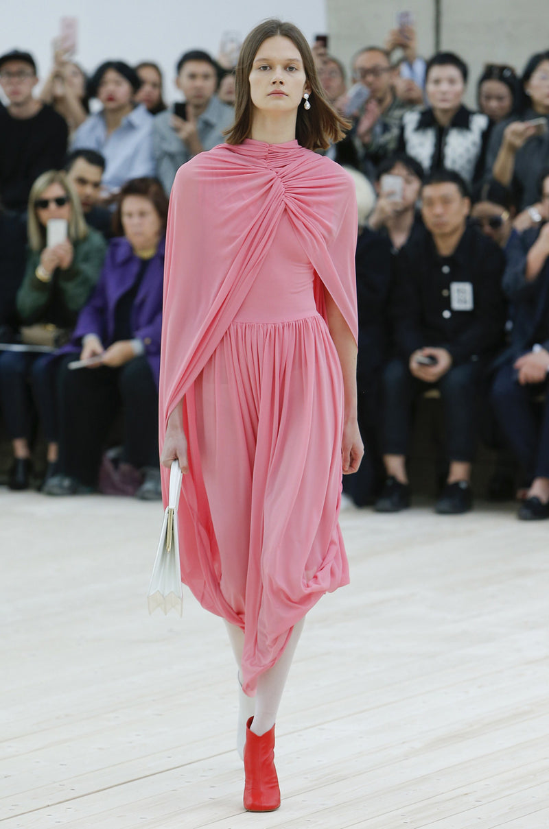 S/S 2017 Phoebe Philo for Celine Runway Highly Documented Draped Jersey Dress