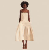 Spring 2018 Jacquemus by Simon Porte 'La Bomba' Closing Look Hoop Skirt Dress