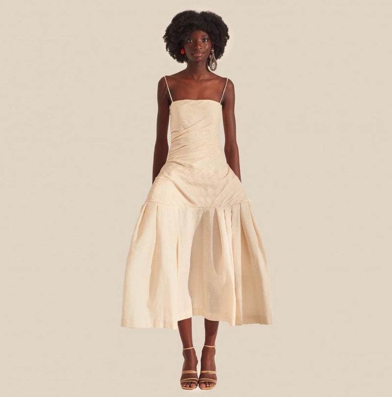 Spring 2018 Jacquemus by Simon Porte La Bomba Closing Look Hoop Skir Shrimpton Couture