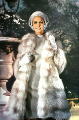 c.1968 Pierre Balmain Convertible Two Length Coyote Fur & Leather Coat