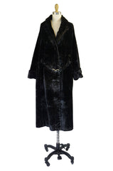 Teens/Early 1920s Velvet Flapper Coat
