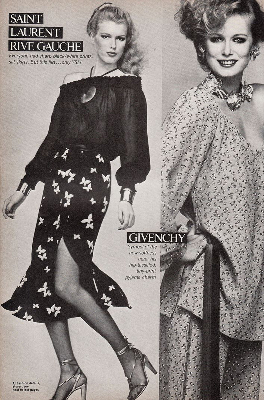 Well Documented 1978 Yves Saint Laurent Butterfly Dress Shrimpton Couture