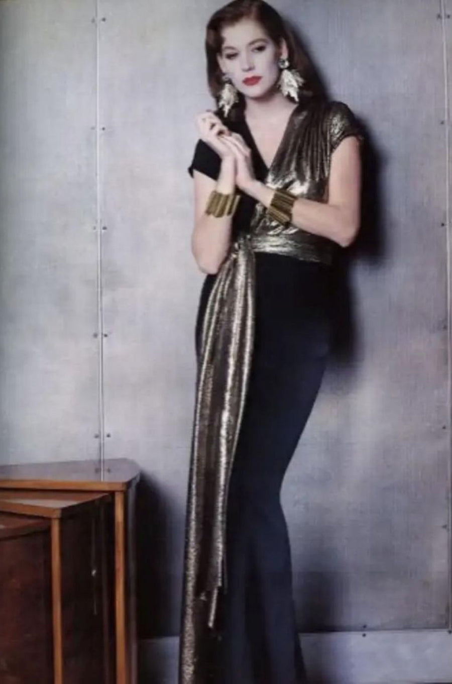 saint laurent gold dress Saint Laurent Gold Dress by Saint laurent