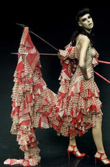 S/S 2002 Alexander McQueen "Dance of the Twisted Bull" Dress
