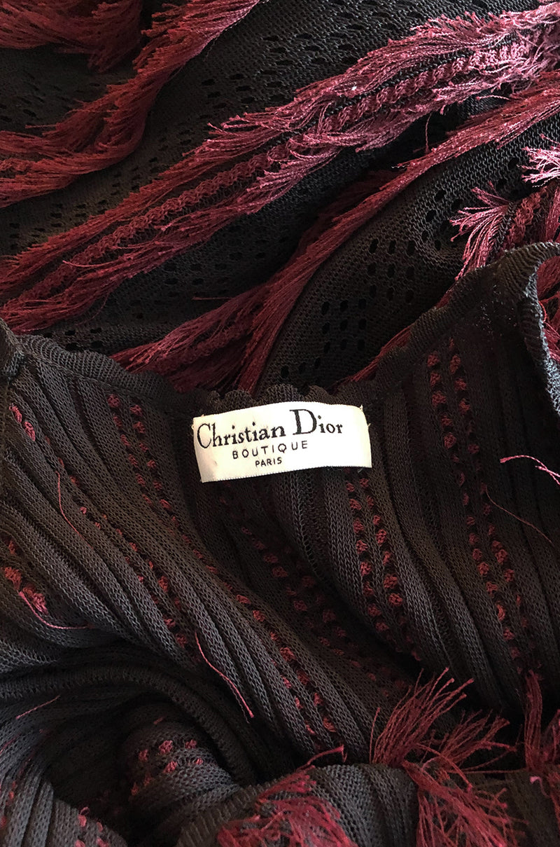 Fall 1998 John Galliano for Christian Dior Eyelash Fringe & Fur Set