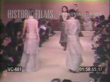 Exceptional Fall 1986 Chanel by Karl Lagerfeld Runway Metallic Gold Thread on Black Silk Net Dress